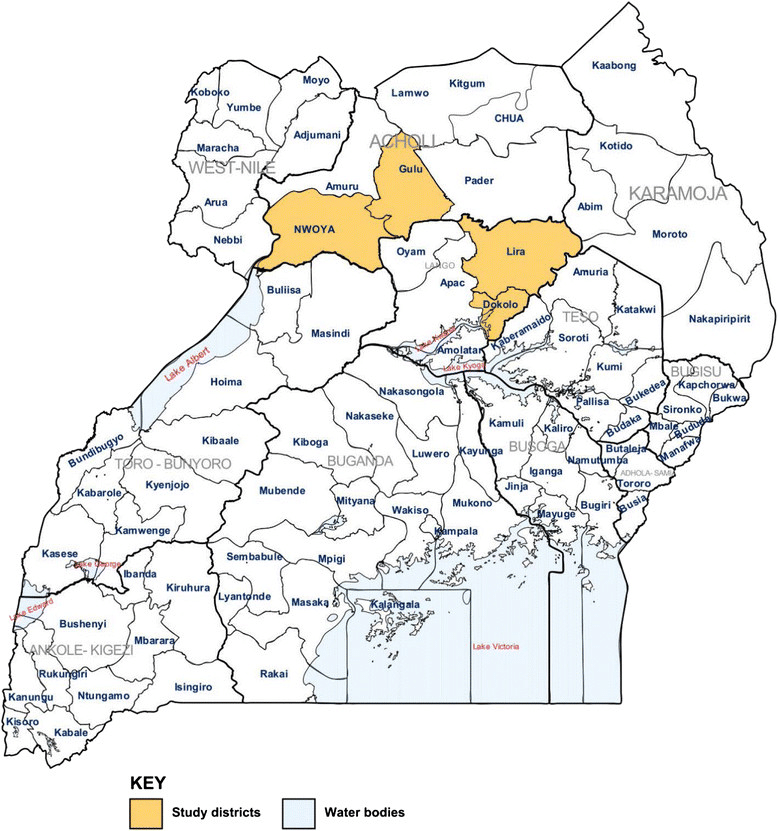 Uganda map background